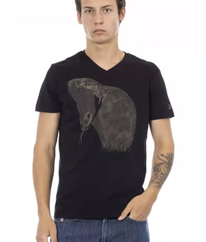 Trussardi Action Camiseta Hombre Algodón Negro