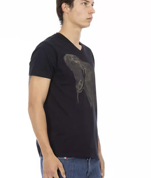 Trussardi Action Camiseta Hombre Algodón Negro