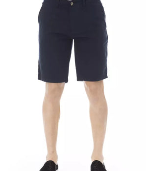 Baldinini Trend Blue Cotton Men's Bermuda Short