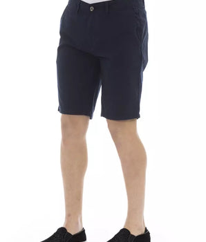 Baldinini Trend Blue Cotton Men's Bermuda Short