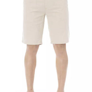 Baldinini Trend Beige Cotton Men Bermuda Short