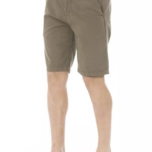 Baldinini Trend Army Cotton Men Short