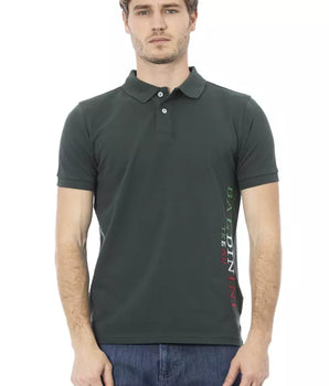 Baldinini Trend Green Cotton Men's Polo Shirt