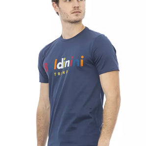 Baldinini Trend Blue Cotton Men T-Shirt