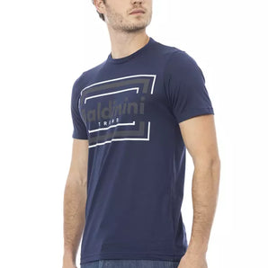 Baldinini Trend Blue Cotton Men T-Shirt