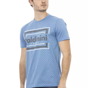 Baldinini Trend Light Blue Cotton Men T-Shirt