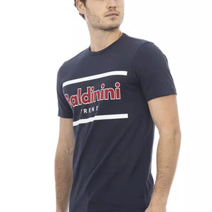 Baldinini Trend Blue Cotton Men T-Shirt