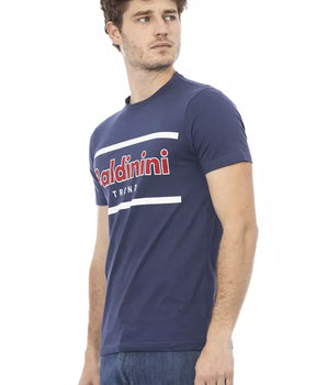 Baldinini Trend Blue Cotton Men T-Shirt