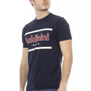 Baldinini Trend Blue Cotton Men T-Shirt