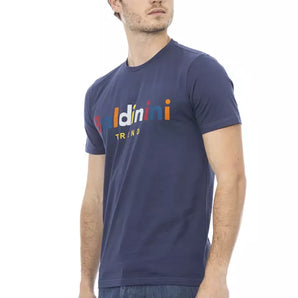 Baldinini Trend Blue Cotton Men T-Shirt