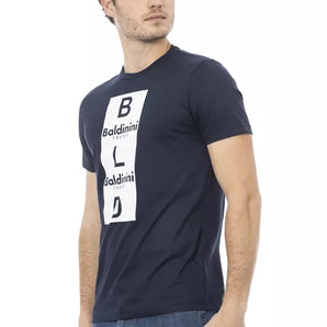 Baldinini Trend Blue Cotton Men T-Shirt