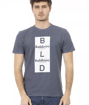 Baldinini Trend Gray Cotton Men T-Shirt
