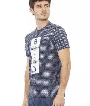 Baldinini Trend Camiseta Gris Algodón Hombre