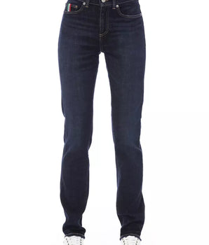 Baldinini Trend Blue Cotton Women Jeans