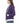 Baldinini Trend Purple Cotton Women's Sweater with Adjustable Hood