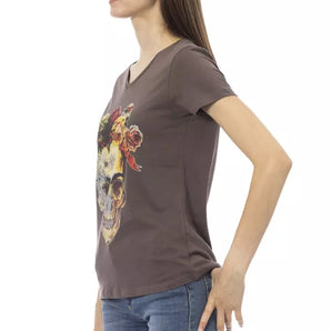 Trussardi Action Brown Cotton Women Top