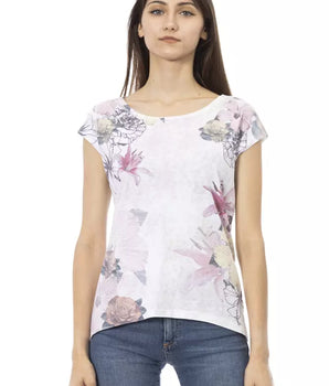 Camiseta Trussardi Action de algodón blanco para mujer