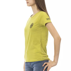 Trussardi Action Green Cotton Women Top