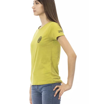 Camiseta Mujer Trussardi Action Algodón Verde
