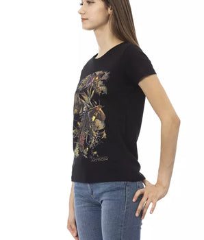 Trussardi Action Black Cotton Women's T-Shirt