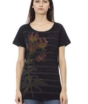 Trussardi Action Black Cotton Women's Top Trussardi Action 