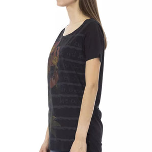 Trussardi Action Black Cotton Women Top