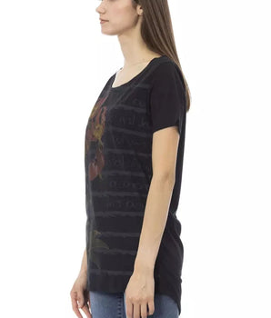 Trussardi Action Black Cotton Women's Top Trussardi Action 