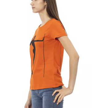 Trussardi Action Orange Cotton Women T-Shirt