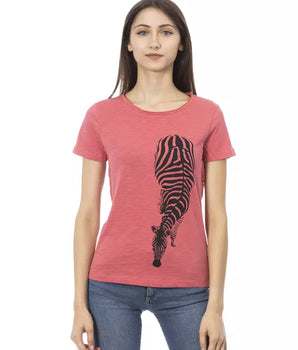 Camiseta de algodón multicolor para mujer Trussardi Action