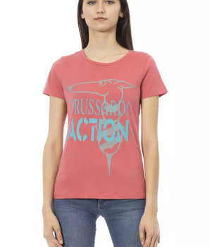 Trussardi Action Multicolor Cotton Women T-Shirt