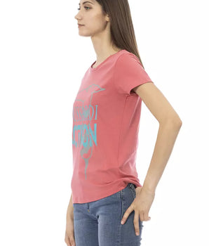 Trussardi Action Multicolor Cotton Women T-Shirt