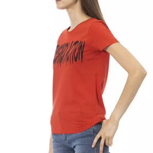 Camiseta Trussardi Action Crimson Casual Elegance