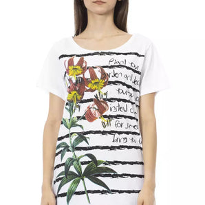 Trussardi Action White Cotton Women Top