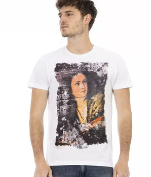 Trussardi Action White Cotton Men's T-Shirt