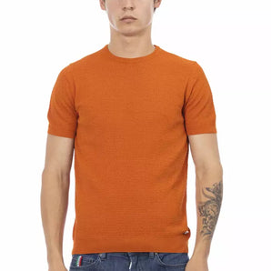 Baldinini Trend Orange Cotton Men Sweater