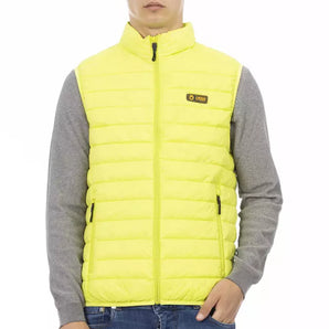 Ciesse Outdoor Yellow Polyester Men Sleeveless Jacket