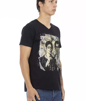 Trussardi Action Camiseta Hombre Algodón Negro