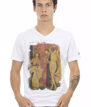 Camiseta Hombre Trussardi Action Algodón Blanco