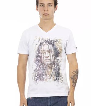 Camiseta Hombre Trussardi Action Algodón Blanco