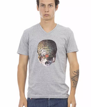 Trussardi Action Gray Cotton Men's T-Shirt
