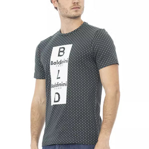 Baldinini Trend Green Cotton Men T-Shirt