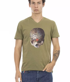 Trussardi Action Green Cotton Men's T-Shirt