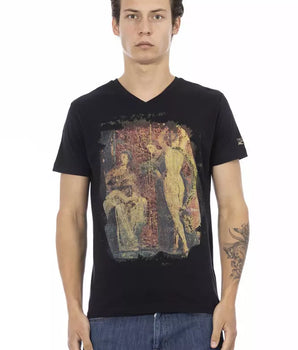 Trussardi Action Camiseta Hombre Algodón Negro