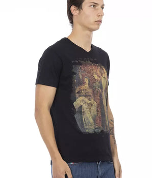Trussardi Action Camiseta Hombre Algodón Negro