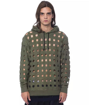 Nicolo Tonetto Army Cotton Men Sweater Nicolo Tonetto 
