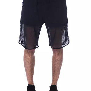 Nicolo Tonetto Black Polyester Men Short