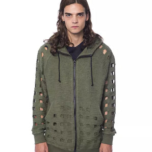 Forro polar extragrande con capucha Nicolo Tonetto - Army Zip Comfort