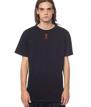 Nicolo Tonetto Black Cotton Men's T-Shirt Nicolo Tonetto 