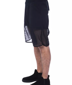 Nicolo Tonetto Black Polyester Men Short Nicolo Tonetto 