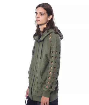 Nicolo Tonetto Army Cotton Men Sweater Nicolo Tonetto 